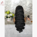 High Quality Fctory Price 130% 150% Density Raw Virgin Full Lace Human Hair Long Wig